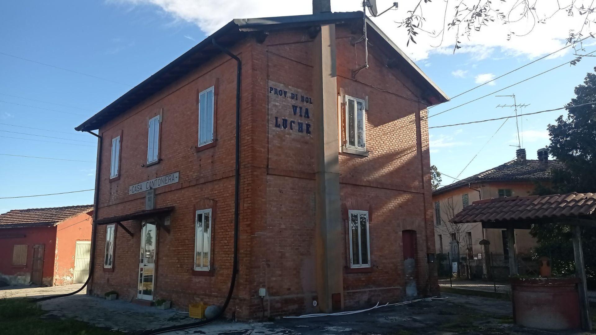 Progetto di restaurazione casa cantoniera via Lughese Imola Studiola studio tecnico e di architettura